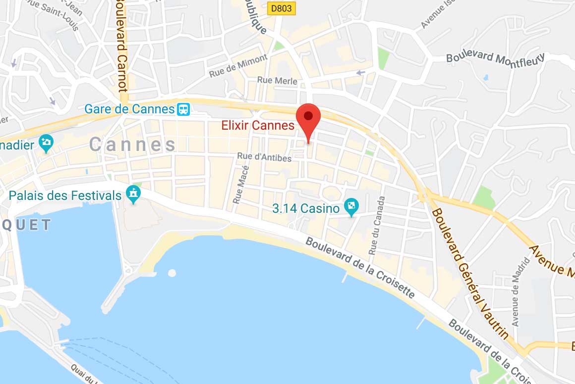 Centre esthétique Elixir 10 boulevard de la République 06400 Cannes